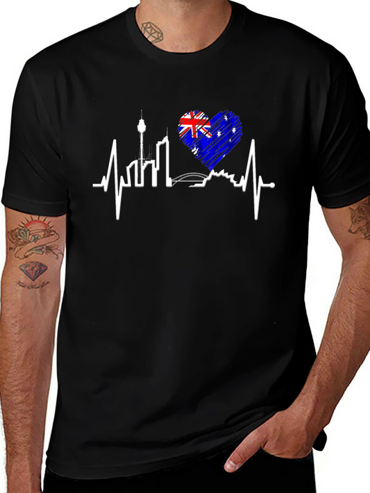 Sydney Australia Heartbeat T-Shirt