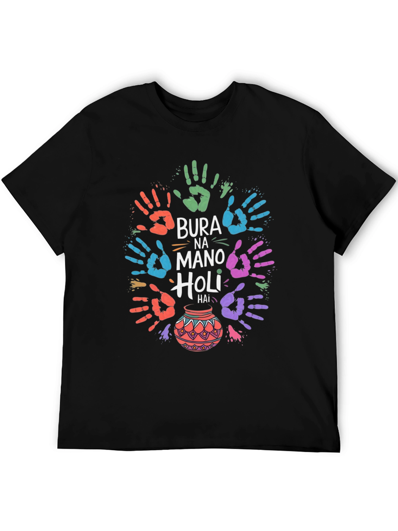 Holi Festival T-Shirt - Bura Na Mano Holi Hai