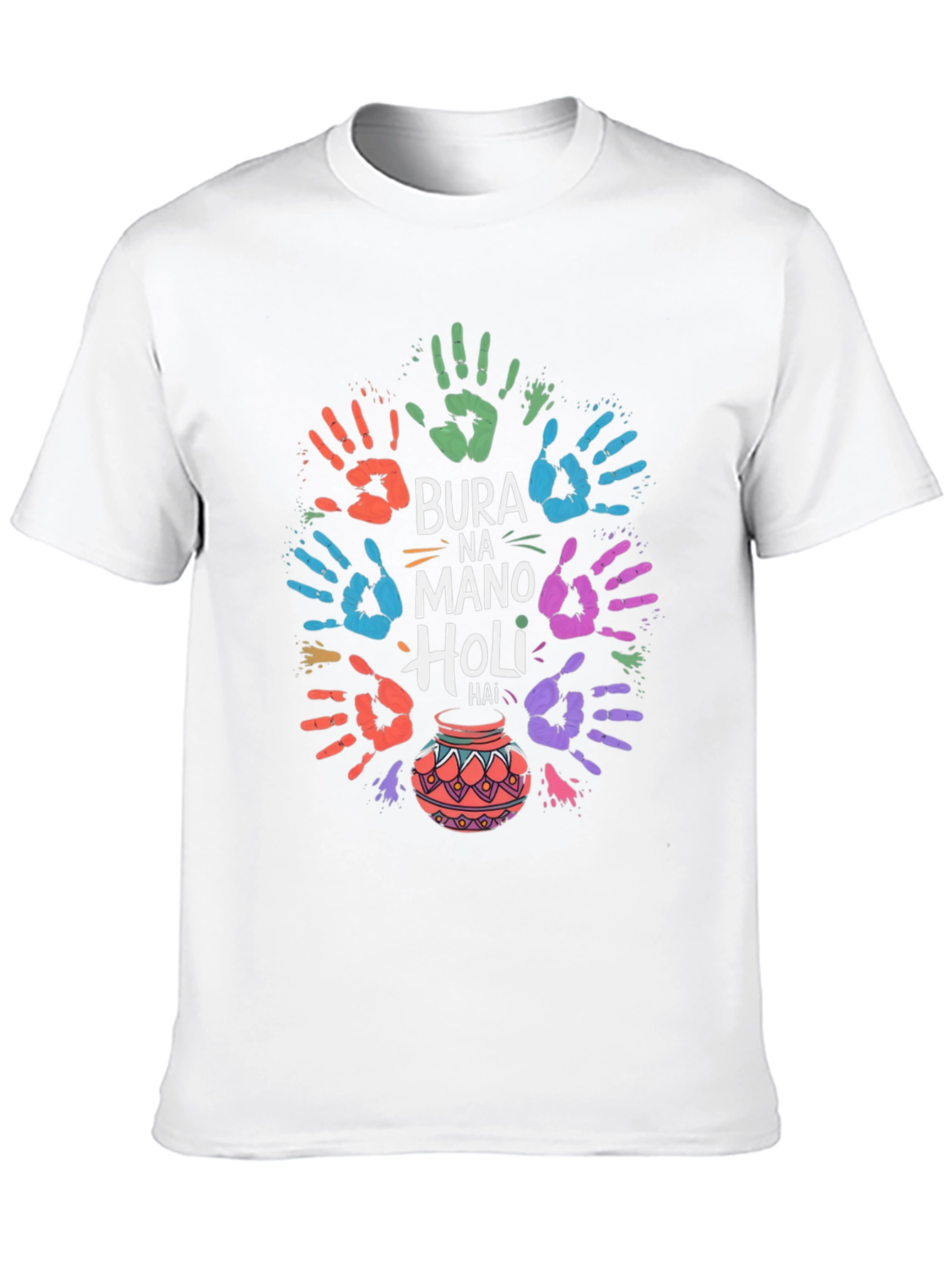 Holi Festival T-Shirt - Bura Na Mano Holi Hai