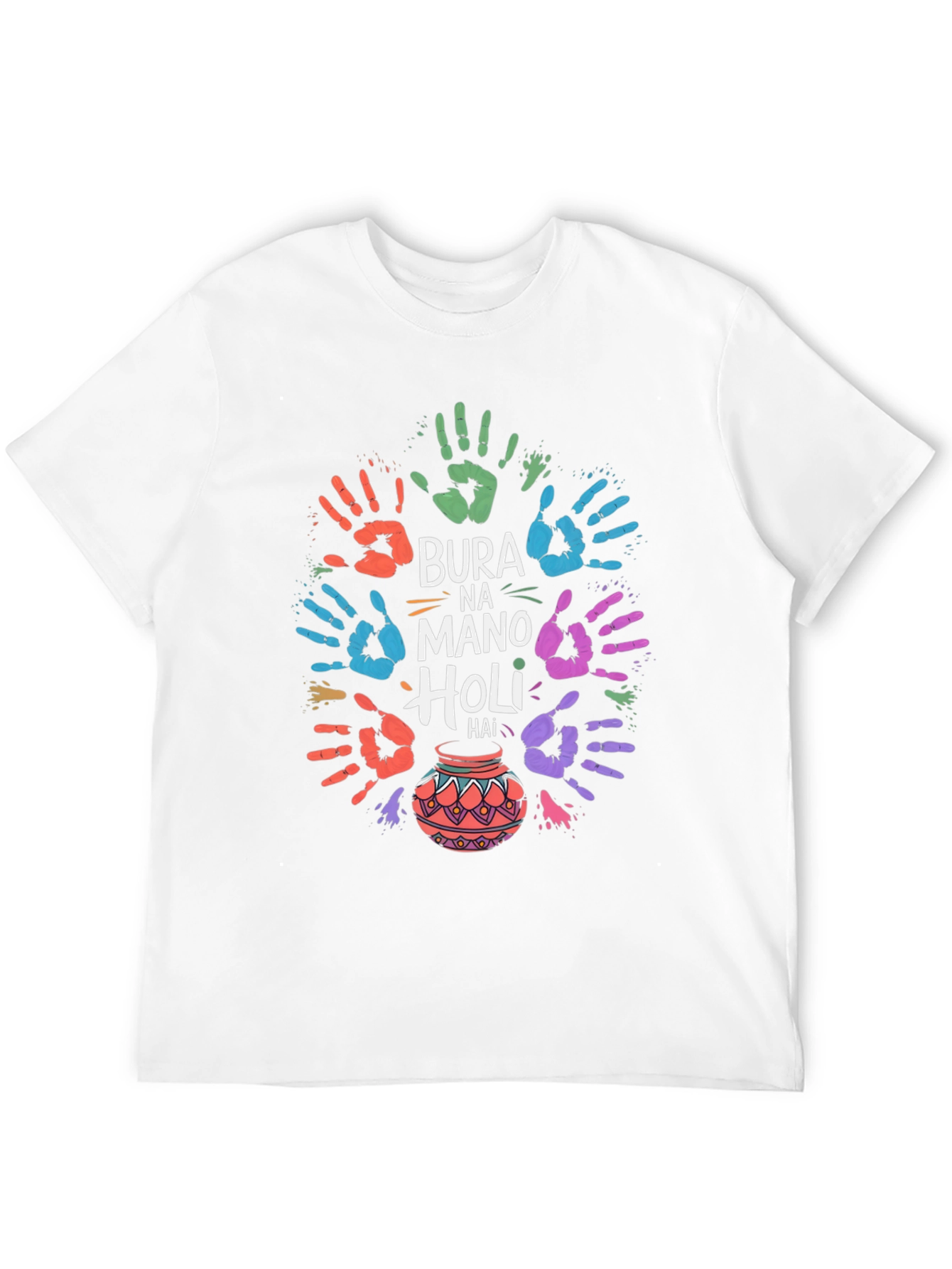 Holi Festival T-Shirt - Bura Na Mano Holi Hai