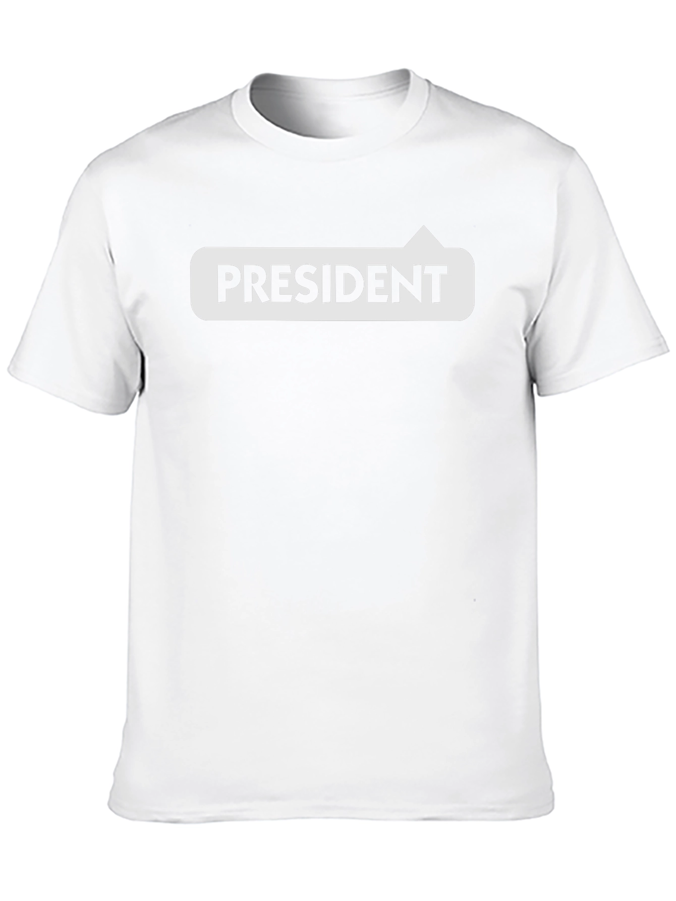 President T-Shirt - Black Cotton Tee