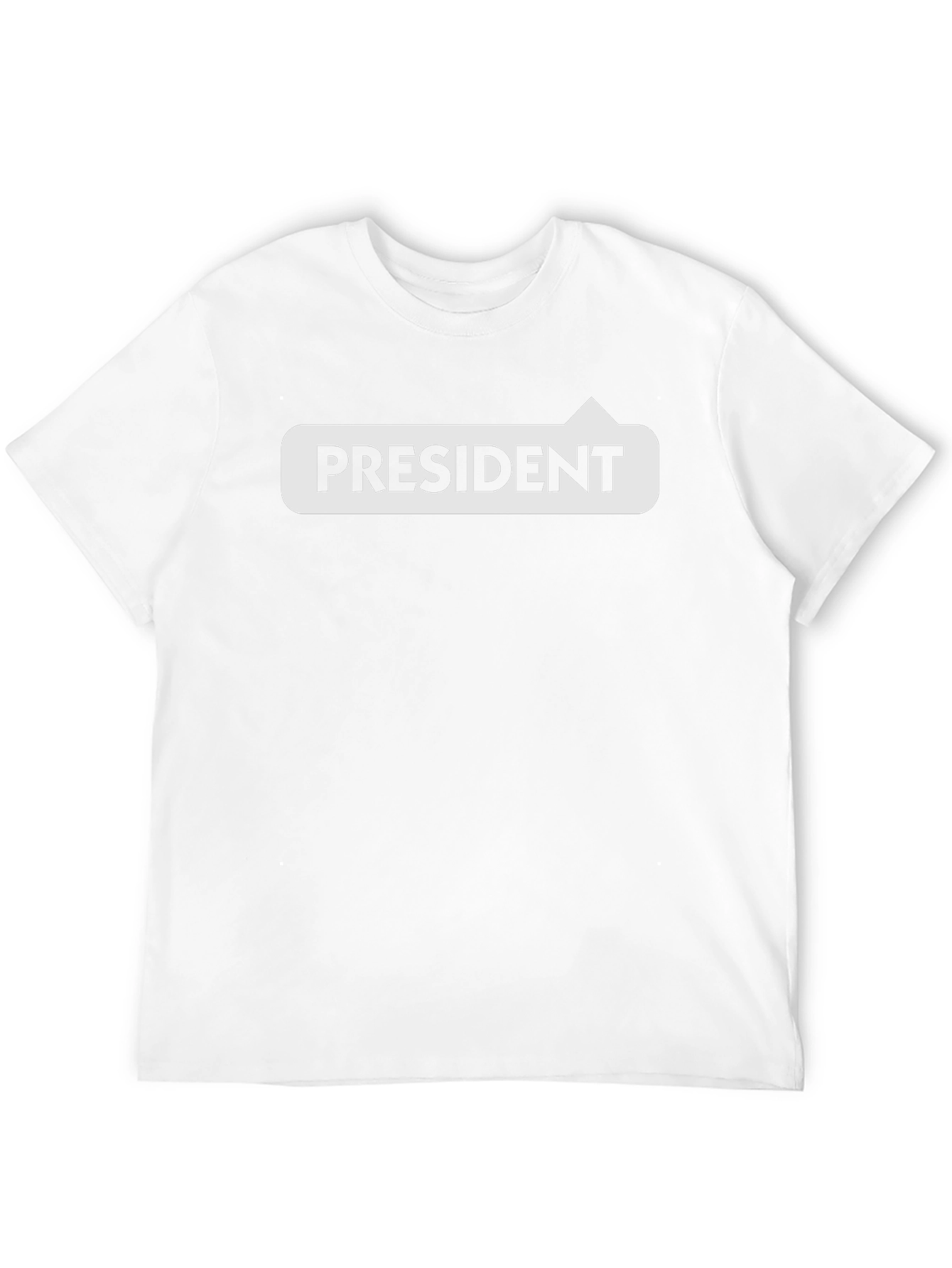 President T-Shirt - Black Cotton Tee
