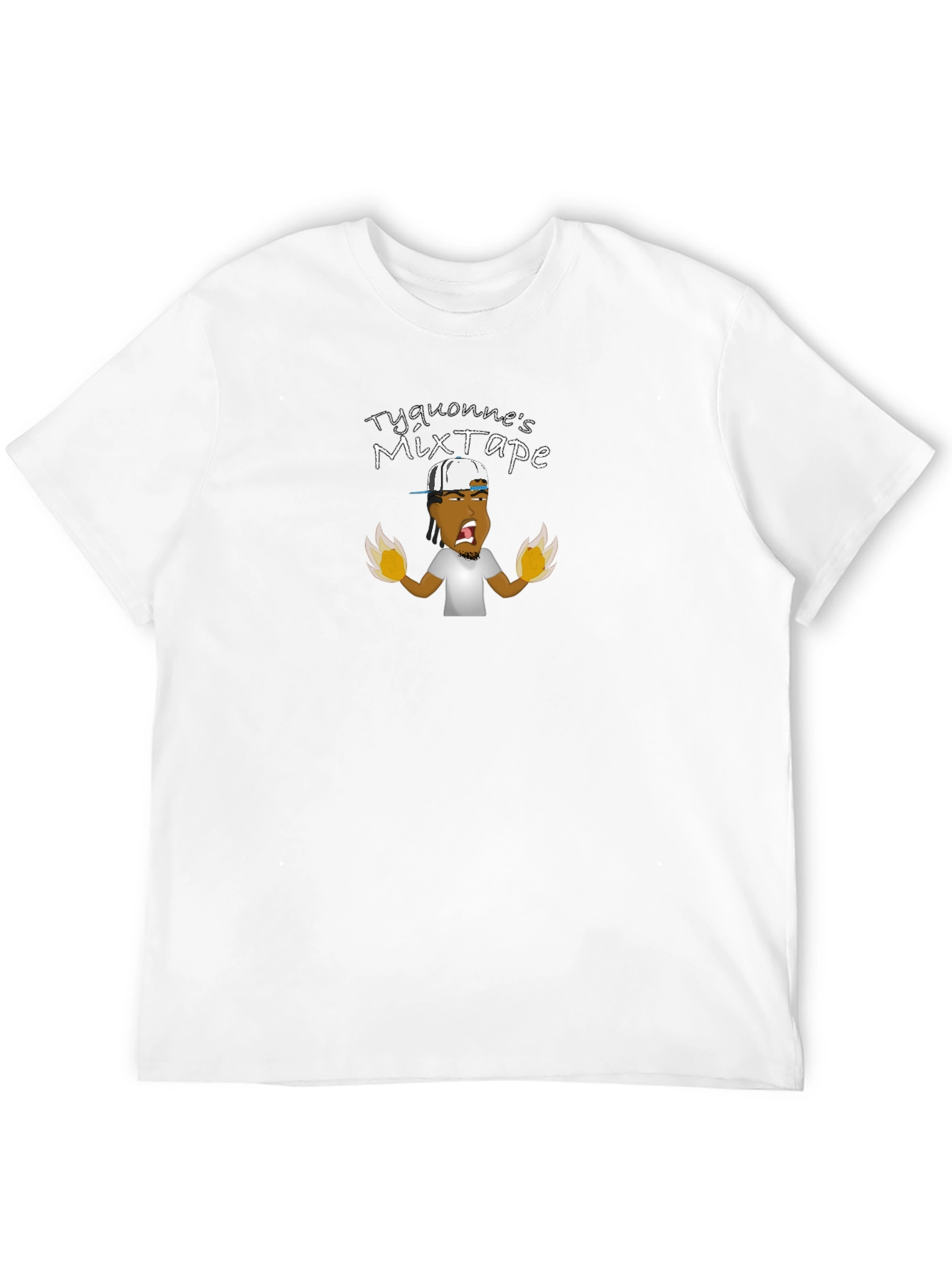Tyquonnes Mixtape Black Graphic T-Shirt