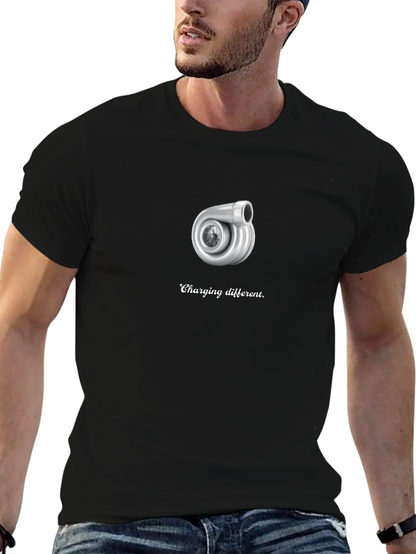 Charging Different T-Shirt - Turbo Graphic Tee