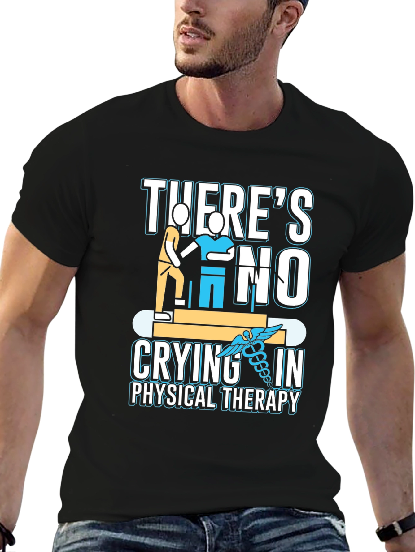 Physical Therapy T-Shirt - No Crying in Therapy