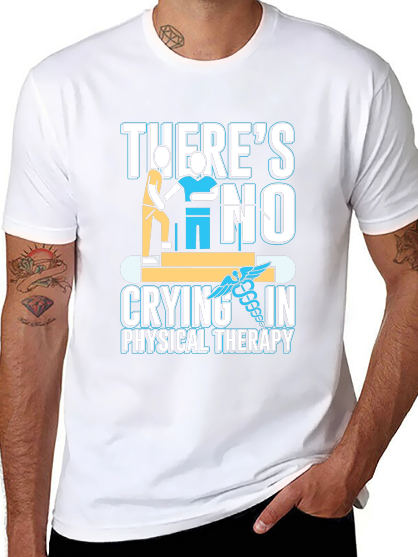 Physical Therapy T-Shirt - No Crying in Therapy