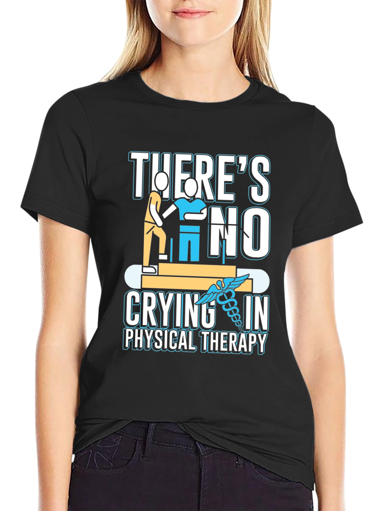 Physical Therapy T-Shirt - No Crying in Therapy