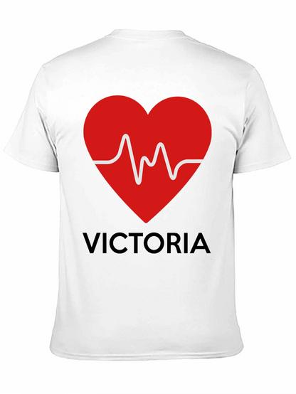 Heartbeat Victoria Personalized T-Shirt