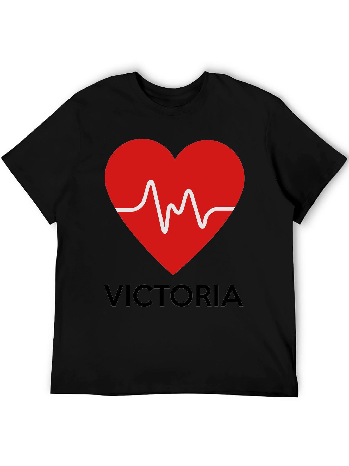 Heartbeat Victoria Personalized T-Shirt