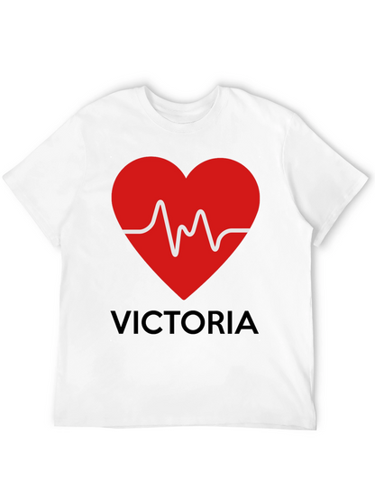 Heartbeat Victoria Personalized T-Shirt