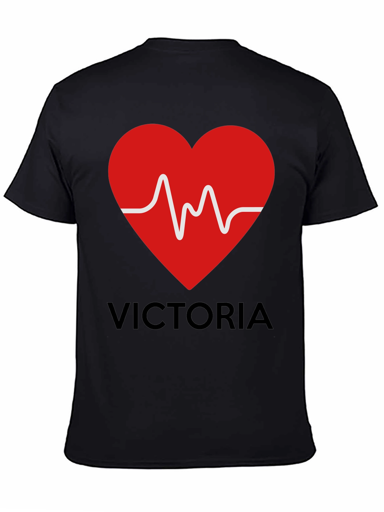 Heartbeat Victoria Personalized T-Shirt