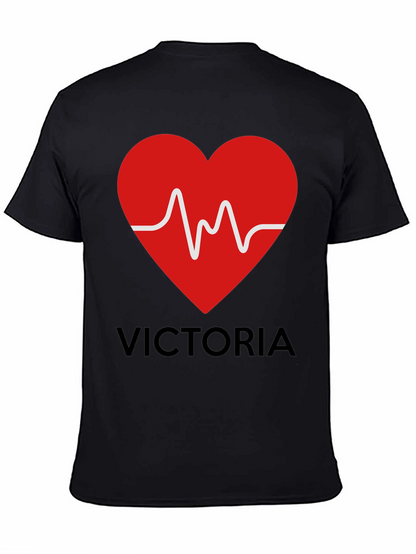 Heartbeat Victoria Personalized T-Shirt