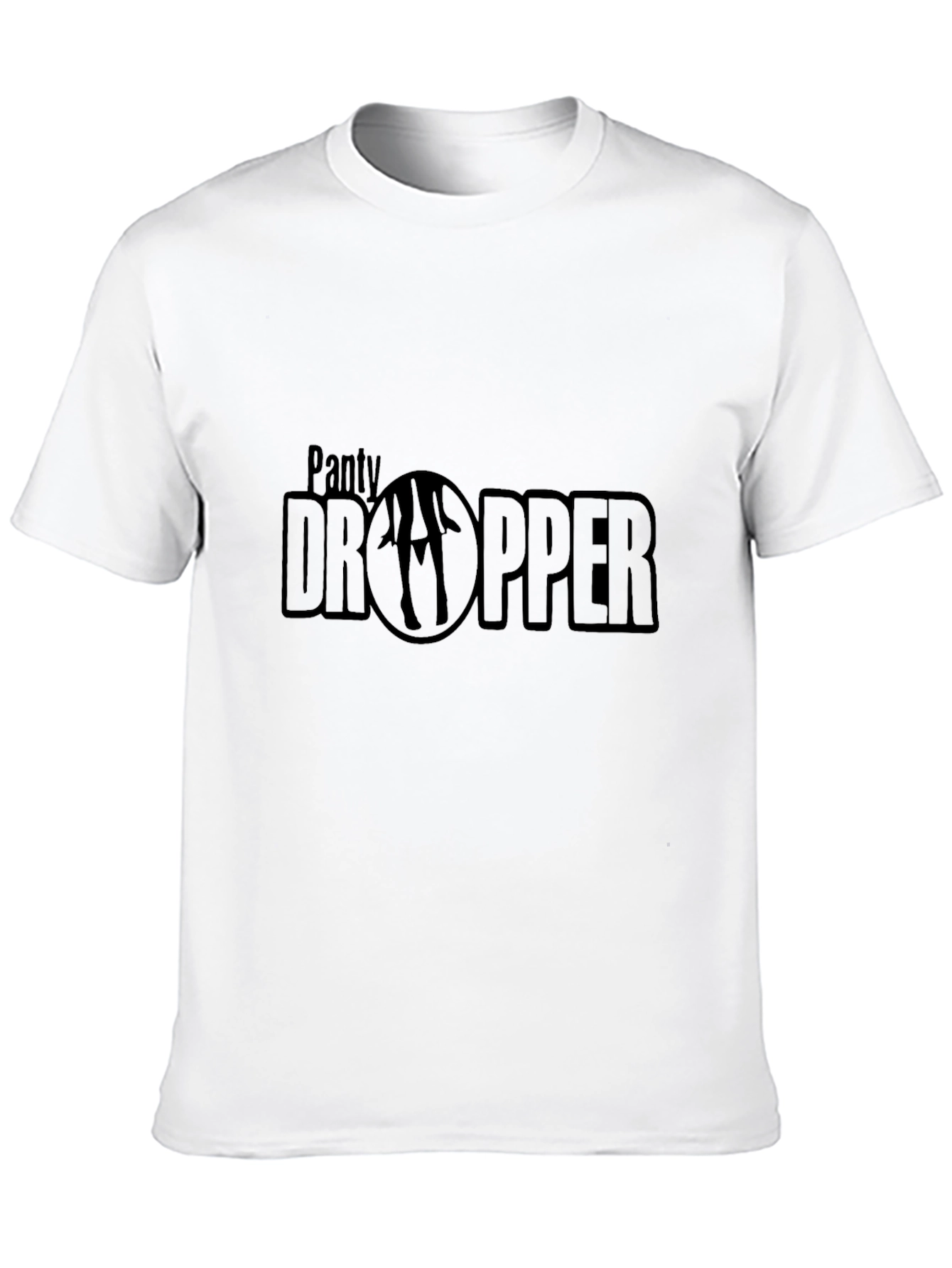 Panty Dropper Graphic Tee - Black Cotton T-Shirt