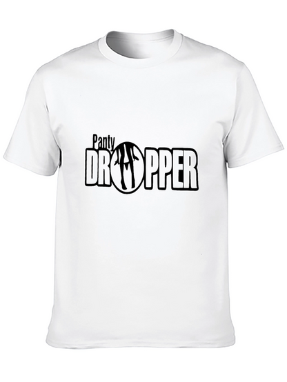 Panty Dropper Graphic Tee - Black Cotton T-Shirt