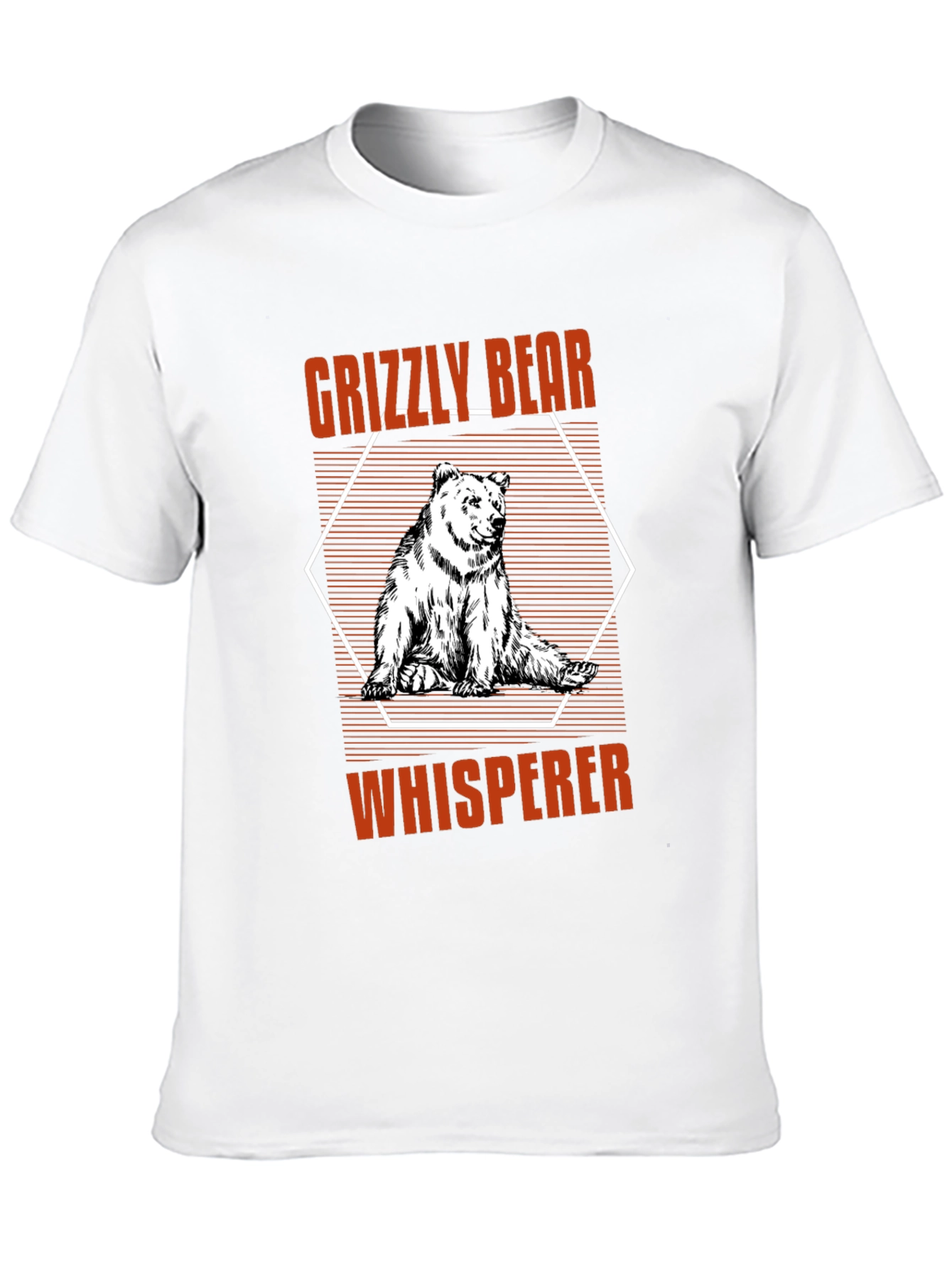 Grizzly Bear Whisperer Black Graphic Tee