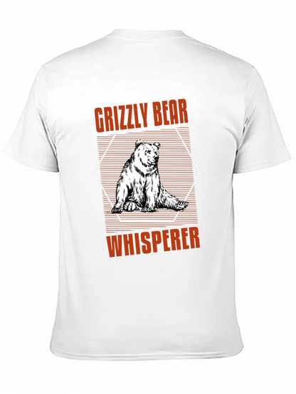 Grizzly Bear Whisperer Black Graphic Tee