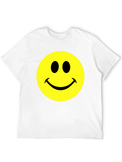 Smiley Face Graphic T-Shirt - Classic Comfort Tee