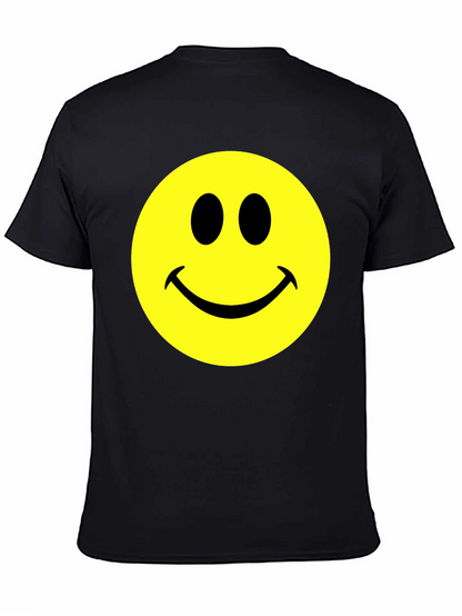 Smiley Face Graphic T-Shirt - Classic Comfort Tee