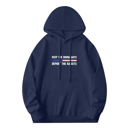 Streetwear Hoodie - Slogan Keep Immigrants