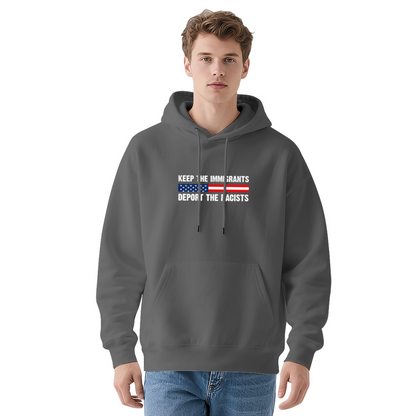 Streetwear Hoodie - Slogan Keep Immigrants