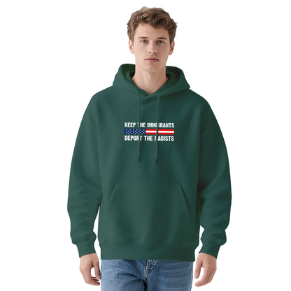 Streetwear Hoodie - Slogan Keep Immigrants