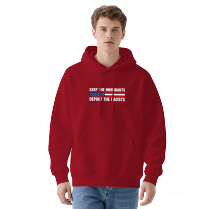 Streetwear Hoodie - Slogan Keep Immigrants