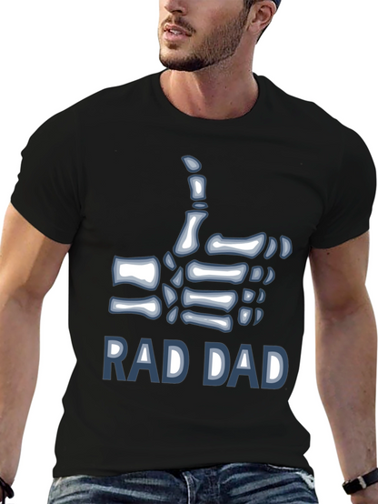 Rad Dad Skeleton Hand T-Shirt