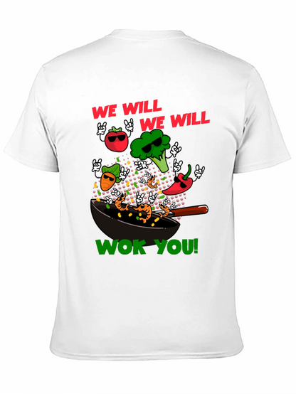 Wok You Funny T-Shirt - Foodie Rock & Roll!
