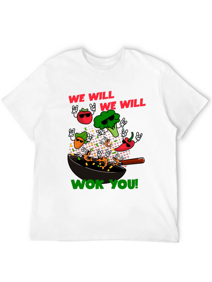 Wok You Funny T-Shirt - Foodie Rock & Roll!