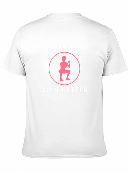 HIIT Moms Black Graphic T-Shirt
