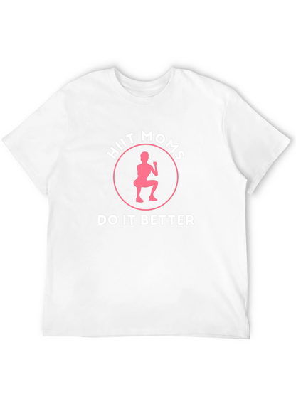 HIIT Moms Black Graphic T-Shirt