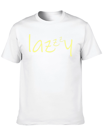 Lazy Sleepy Tee - Black Short Sleeve