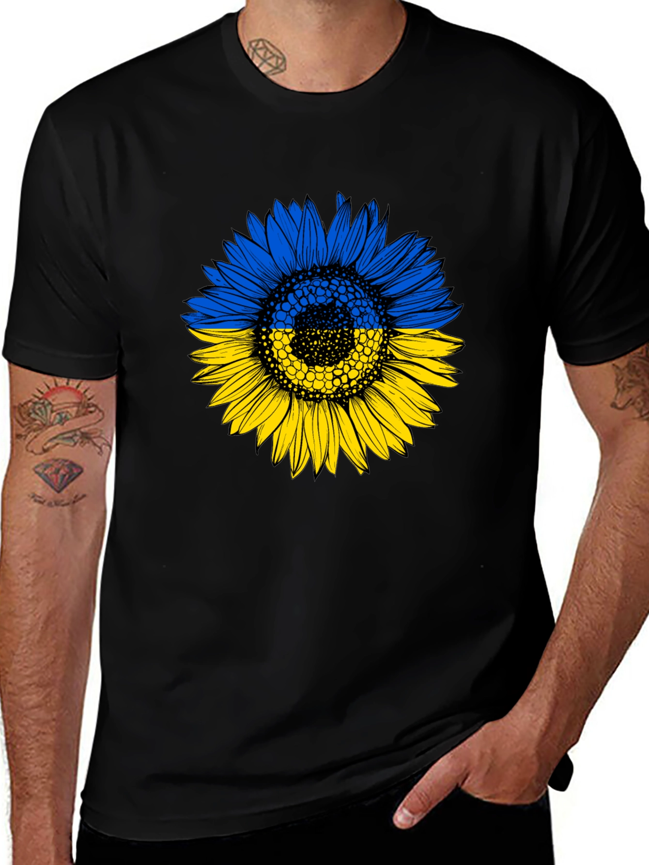 Ukraine Sunflower T-Shirt - Patriotic Ukrainian Pride