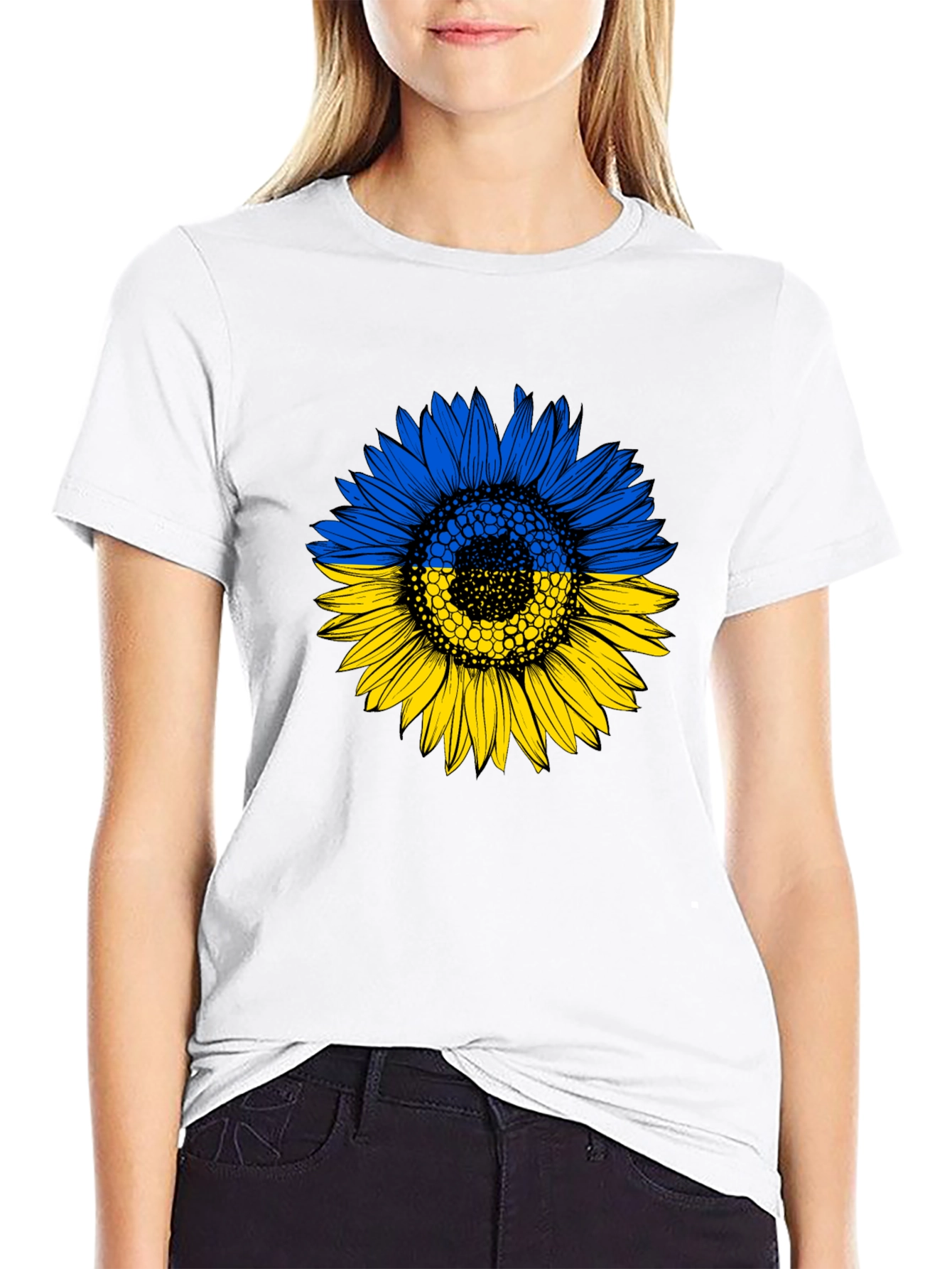 Ukraine Sunflower T-Shirt - Patriotic Ukrainian Pride
