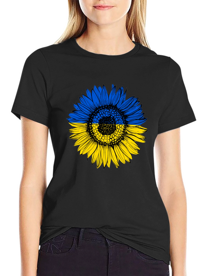 Ukraine Sunflower T-Shirt - Patriotic Ukrainian Pride
