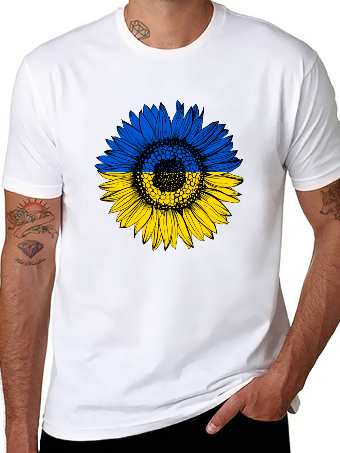 Ukraine Sunflower T-Shirt - Patriotic Ukrainian Pride