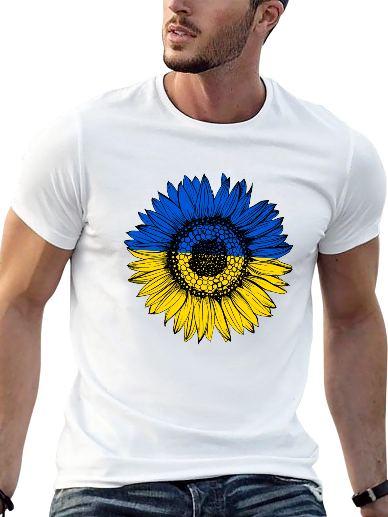 Ukraine Sunflower T-Shirt - Patriotic Ukrainian Pride