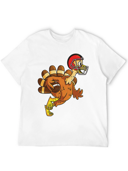 Turkey Football T-Shirt Thanksgiving Tee