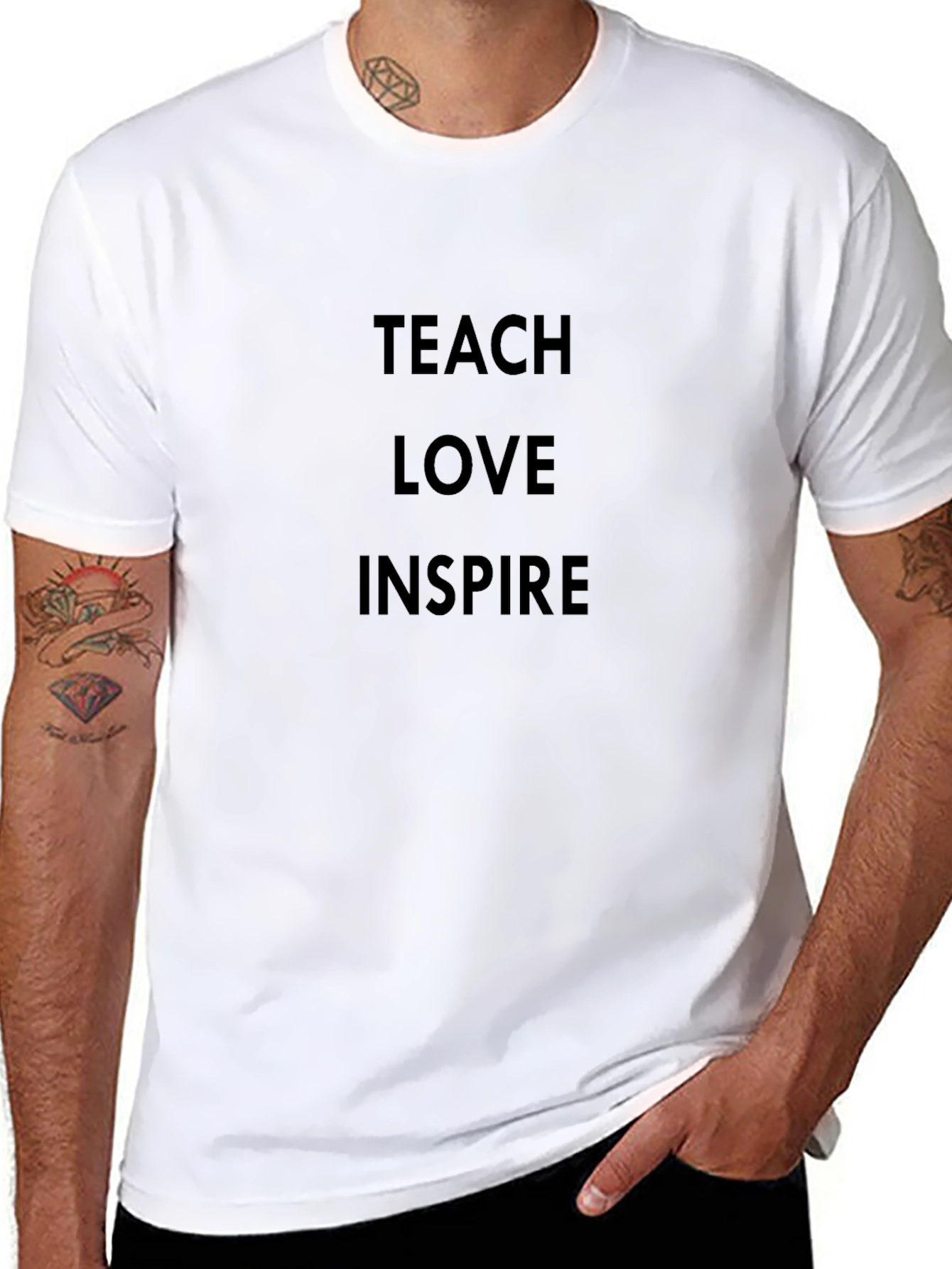 Teach Love Inspire Black T-Shirt