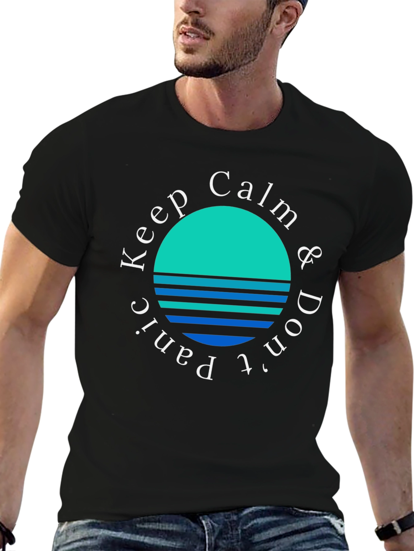 Keep Calm Black T-Shirt