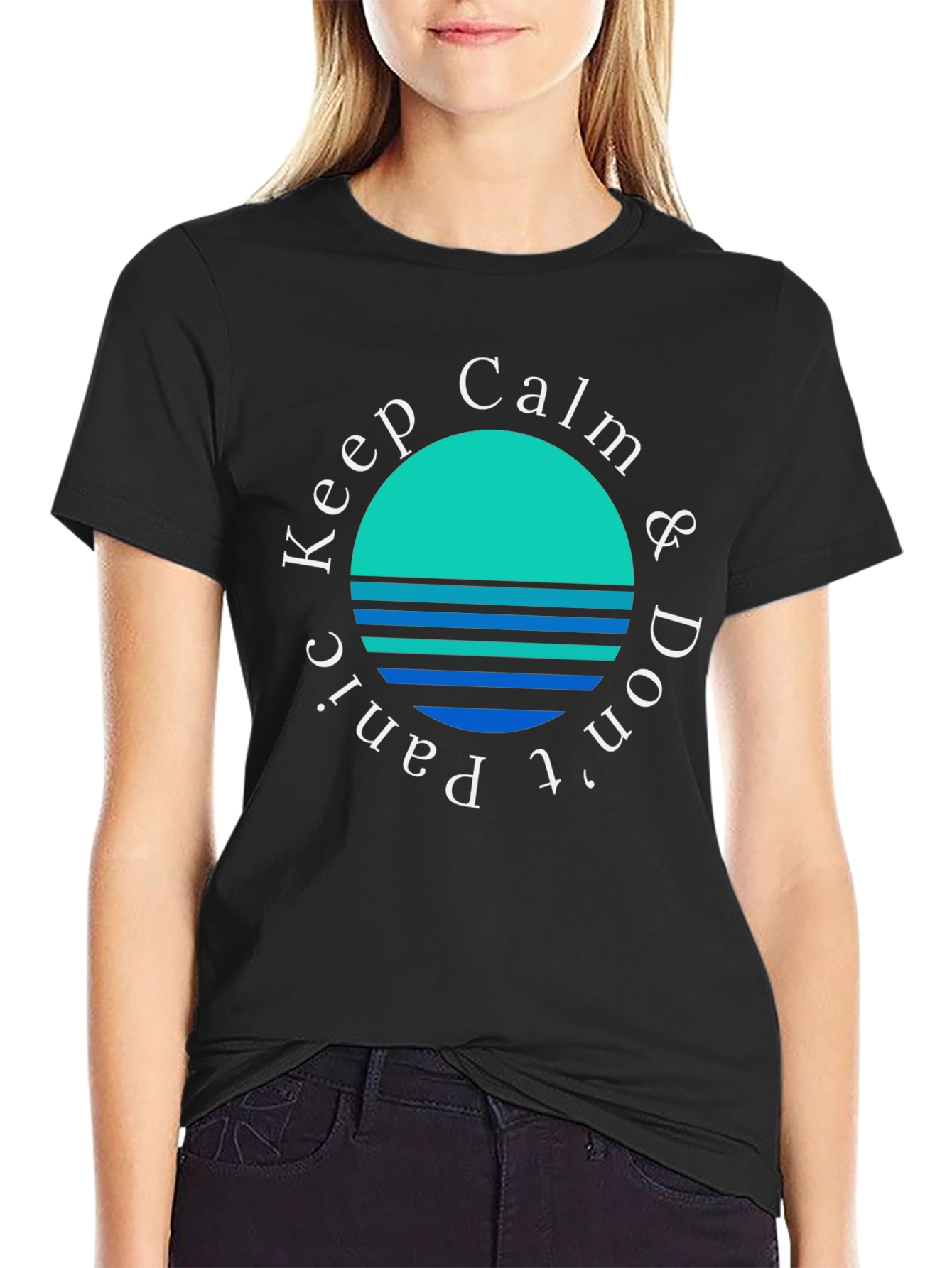 Keep Calm Black T-Shirt