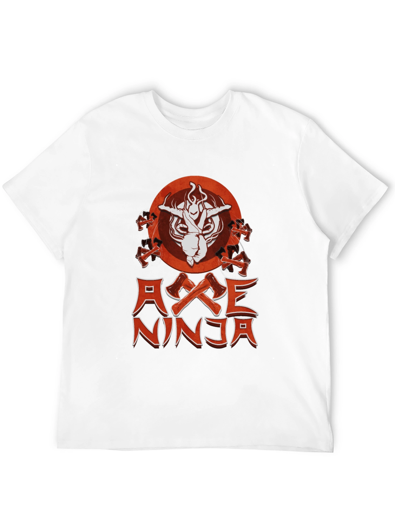 Axe Ninja Graphic T-Shirt - Black