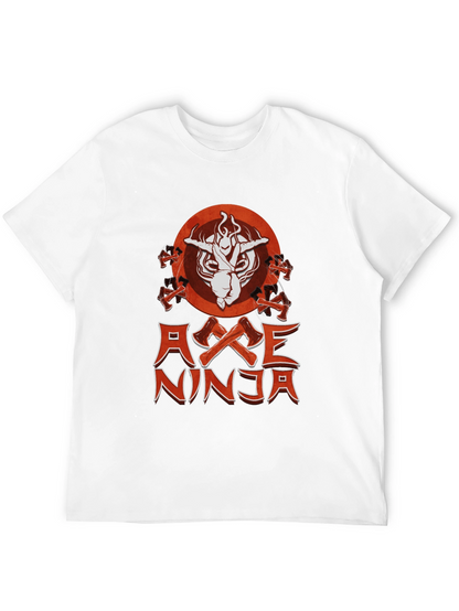 Axe Ninja Graphic T-Shirt - Black