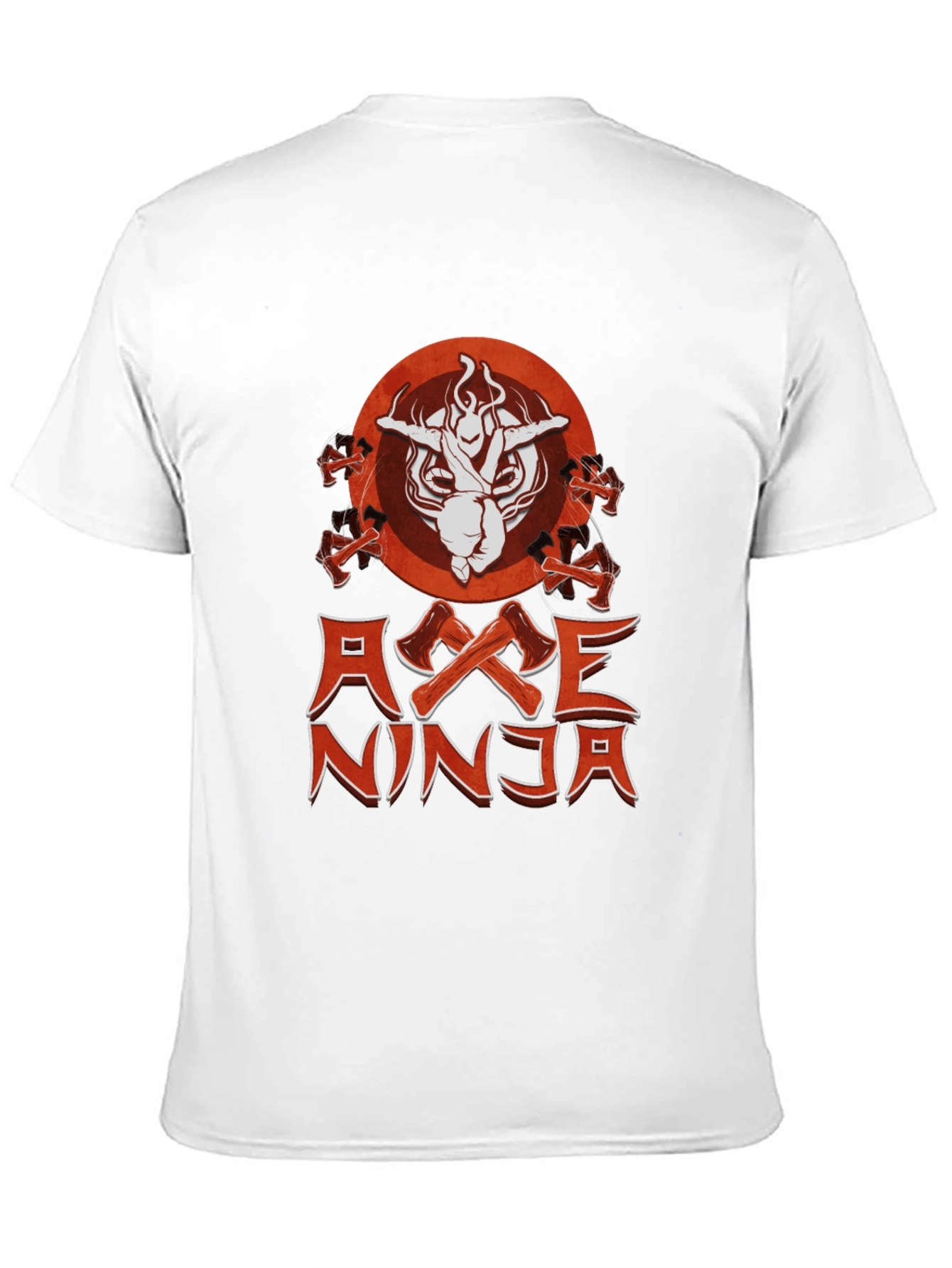 Axe Ninja Graphic T-Shirt - Black