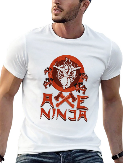 Axe Ninja Graphic T-Shirt - Black
