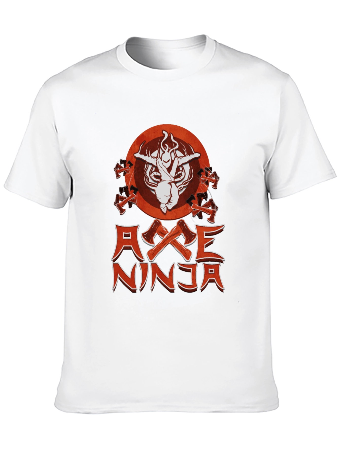 Axe Ninja Graphic T-Shirt - Black