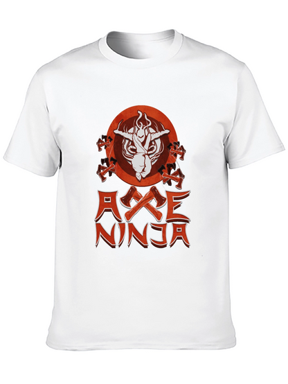 Axe Ninja Graphic T-Shirt - Black