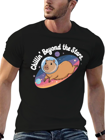 Chillin Beyond the Stars Graphic T-Shirt