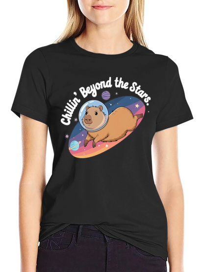 Chillin Beyond the Stars Graphic T-Shirt