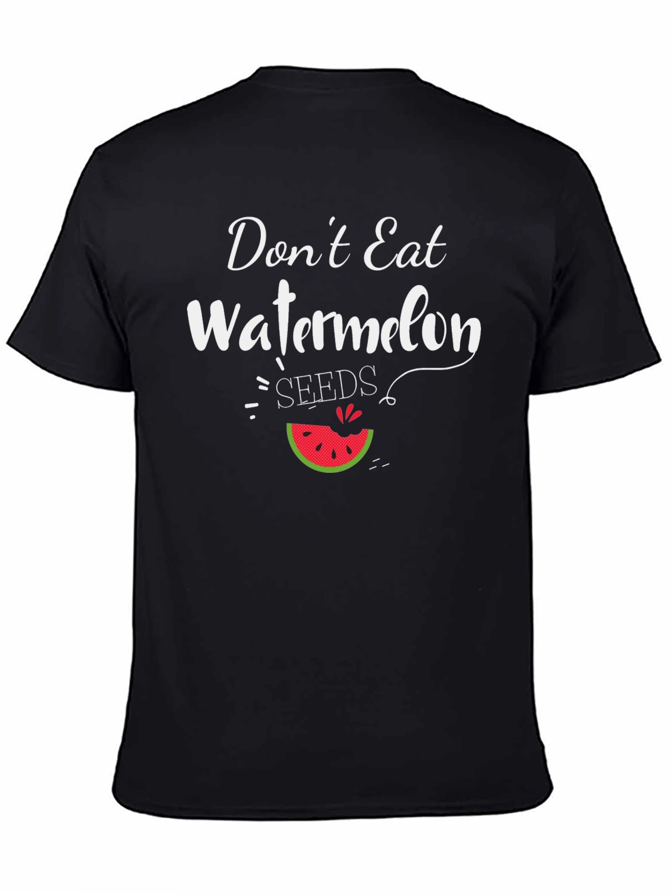 Funny Watermelon Seeds Graphic T-Shirt